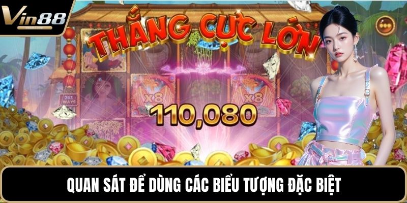 Quan sát để dùng các biểu tượng đặc biệt