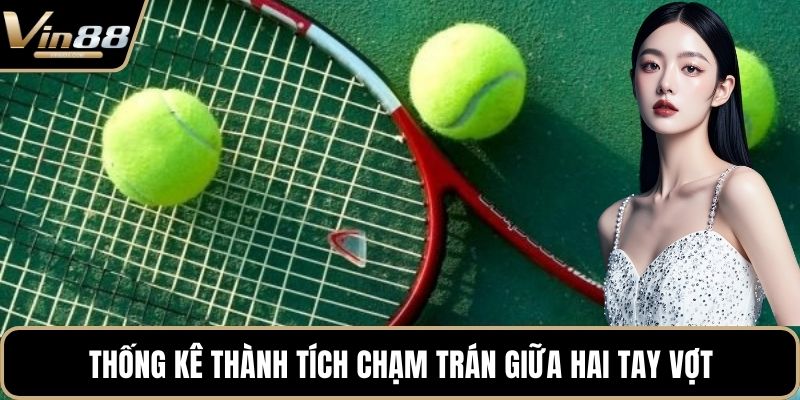 Thống kê thành tích chạm trán giữa hai tay vợt