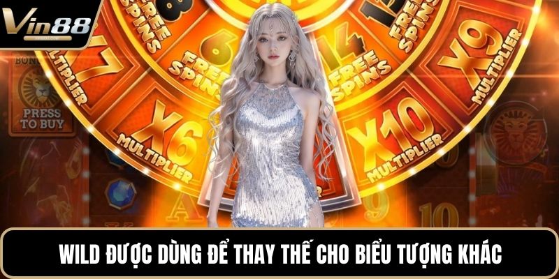 Wild được dùng để thay thế cho biểu tượng khác